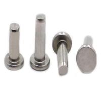 Rivetti tondi in rame massiccio a testa tonda, testa rotonda in rame e rivetti massicci in acciaio inox 304 M2-M6 3-40 mm 50/20/10/5 pezzi (35 mm, M2 50 pezzi)