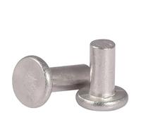 Rivetti zigrinati a testa piatta M3 da 3 mm, elementi di fissaggio in alluminio massiccio lingli(100pcs,M3X8mm)