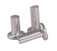Rivetti zigrinati a testa piatta M3 da 3 mm, elementi di fissaggio in alluminio massiccio lingli(200pcs,M3X8mm)