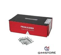 Rivetto A Strappo Alluminio Testa Larga Friulsider Mm 4,8x12 Testa Mm 14 Pz 500