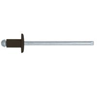 Rivetto a Strappo in Alluminio Testa di Moro 100 Pezzi. Mm 4 0 x 10 10.00