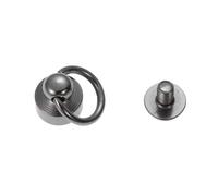 Rivetto a testa o-ring per abbigliamento, viti a linguetta a testa tonda, chiodo in ottone, bottone in tessuto fai-da-te per vestiti, custodia per telefono, 10 pezzi/lotto per sacchetto-canna di fuci