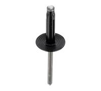 Rivetto Espanso Testa Grande Nero Ø 4,8 X 20,5 Mm Scudo Restagraf