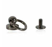 Rivetto Girevole Con Anello In Pelle Per Borse Artigianali