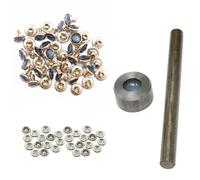 Rivetto In Cristallo Diamante 8Mm Con Strumento Manuale Per Borsa In Pelle UK