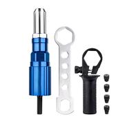 Rivetto per trapano elettrico, utensile elettrico a batteria, set di adattatori per rivetti pop-up, per edilizia, settore automobilistico, metallo, alluminio, applicazioni interne ed esterne