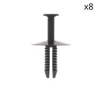 Rivetto Plastica Diametro 6 MM Scudo E Carter Ala / Parafango x8 Restagraf