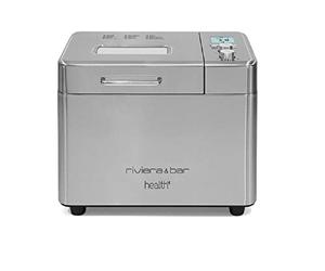 riviera&bar - Macchina per il pane in acciaio inox 500 W con 18 programmi, 3 dimensioni (500 g, 750 g, 1 kg), mantenimento al caldo 60 min, partenza ritardata 15 ore, accessori, pani, torte