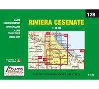 Riviera Cesenate. Carta dei sentieri 1:50.000. Ediz. italiana, inglese, francese e tedesca