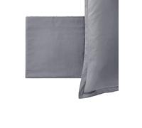 Riviera Completo Letto 1 Piazza e Mezza - Argento Made in Italy - 100% Cotone - Alta QUALITA' - Parure Set Lenzuola