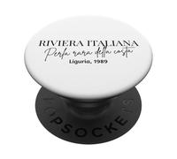 Riviera Italiana rara perla della costa Liguria 1989 Italia PopSockets PopGrip Adesivo