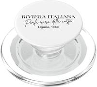 Riviera Italiana rara perla della costa Liguria 1989 Italia PopSockets PopGrip per MagSafe