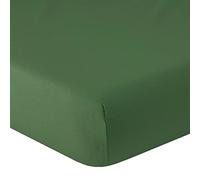 Riviera - Paint Lenzuolo di Sotto con Angoli Maxi Tinta Unita a 2 Piazze (180 cm). Disponibile in 22 Colori - 1105091 - colore 2701-verde muschio