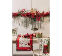 Riviera Tovaglia e Runner Natalizia in Twill Antimacchia Noel - Varie Dimensioni