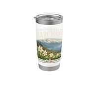 Riviera Vaudoise Narciso Selvatico Alpi Svizzere Arte Bicchiere termico in acciaio inox doppia parete