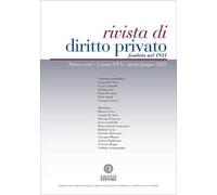 Rivista di diritto privato (2025). Vol. 2: Aprile/giugno