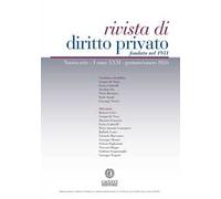 Rivista di diritto privato (2026). Vol. 1: Gennaio/marzo