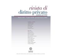 Rivista di diritto privato. Gennaio/marzo (2026) (Vol. 1)
