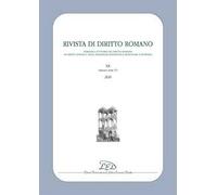 Rivista di diritto romano. Nuova serie (2020). Vol. 20