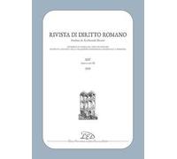 Rivista di diritto romano. Nuova serie (2025). Vol. 25