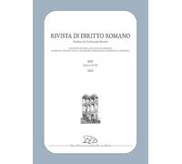 Rivista di diritto romano. RDR. Nuova serie (2025). Vol. 25