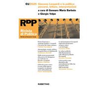 Rivista di politica. Vol. 1: Giacomo Leopardi e la politica: perc