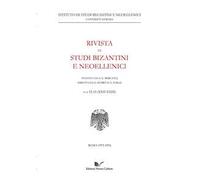 Rivista di studi bizantini e neoellenici (1975-1976). Vol. 12-13