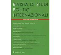 Rivista di studi politici internazionali (2019). Vol. 1