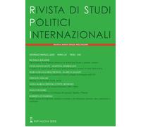 Rivista di studi politici internazionali (2020). Vol. 1 - AA.VV.