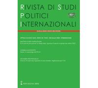 Rivista di studi politici internazionali (2023). Vol. 2 - AA.VV.