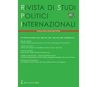 Rivista di studi politici internazionali (2023). Vol. 4