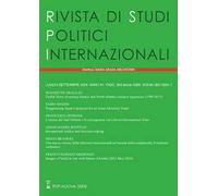 Rivista di studi politici internazionali (2024). Vol. 3