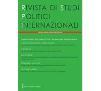 Rivista di studi politici internazionali (2025). Vol. 1