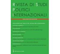 Rivista di studi politici internazionali (2025). Vol. 2