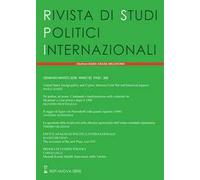 Rivista di studi politici internazionali (2026). Vol. 1