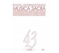 Rivista internazionale di musica sacra (2022). Vol. 1-2