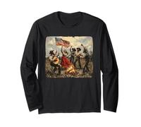 Rivivi lo spirito della vecchia America e dei pionieri Maglia a Manica