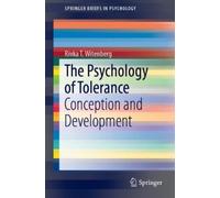 Rivka T. Witenberg The Psychology of Tolerance (Tascabile)