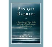 Rivka Ulmer Pesiqta Rabbati (Tascabile) Studies in Judaism