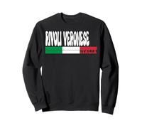 Rivoli Veronese City Italia Travel Lovers Bandiera Italia Felpa