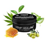 Rivoluzionaria crema per tatuaggi Heal-Ink alla canapa. Rigenera, cura la pelle e mantiene il tatuaggio.Crema incolore a rapido assorbimento con pantenolo e principi attivi naturali. Tattoo crema 50ml