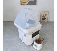 Rivoluzionaria doppia testa di riscaldamento Spa Equipment, portatile termostatica testa Spa attrezzature per la circolazione dell'acqua, bacino per shampoo, design ad arco a 180°, per parrucchieri e