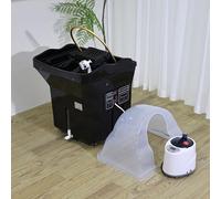 Rivoluzionaria doppia testa di riscaldamento Spa Equipment, portatile termostatica testa Spa attrezzature per la circolazione dell'acqua, bacino per shampoo, design ad arco a 180°, per parrucchieri e