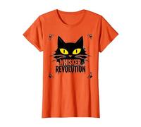 Rivoluzione dei Baffi: Arte della rivolta Felina Maglietta, Donna, Arancio, XS