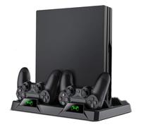 Rivoluzione del gaming: supporto verticale per PS4 con ricarica rapida, raffreddamento silenzioso e ampio spazio per riporre i giochi.