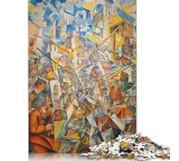 Rivoluzione Francese Puzzle in Legno 500 Pezzi Per Adulti Jigsaw Puzzle Decorazione Interna Unica Per Gioco Familiare Regalo Per Amore E Amico Gioco EduGattoion Stress Relief 500pcs (52x38cm)