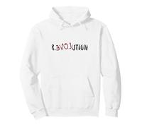 Rivoluzione - Love Slogan in Reverse Citazione - Felpa con Cappuccio