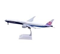 RIVPAHGQ Modello Ridotto Aereo 36CM For China Airlines B777-300ER Blue Whale B-18007 Flap In Metallo, Replica Di Modello Di Aereo In Scala 1:200 Aeronautica Aerei Modellini in Scala