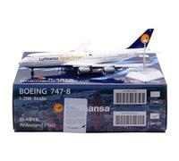 RIVPAHGQ Modello Ridotto Aereo 38CM 1/200 Modello Di Aereo Da Collezione In Larga Scala For Lufthansa For Boeing B747-8 D-ABYK Display Di Aeromobili In Lega Aerei Modellini in Scala(L2087FD)