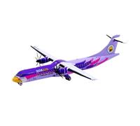 RIVPAHGQ Modello Ridotto Aereo 6 Cm Replica In Metallo Modello Di Aereo ATR-72-500 HS-DRD Della Nok Air For Thai In Scala 1:400 Decorazione For L'aviazione Aerei Modellini in Scala